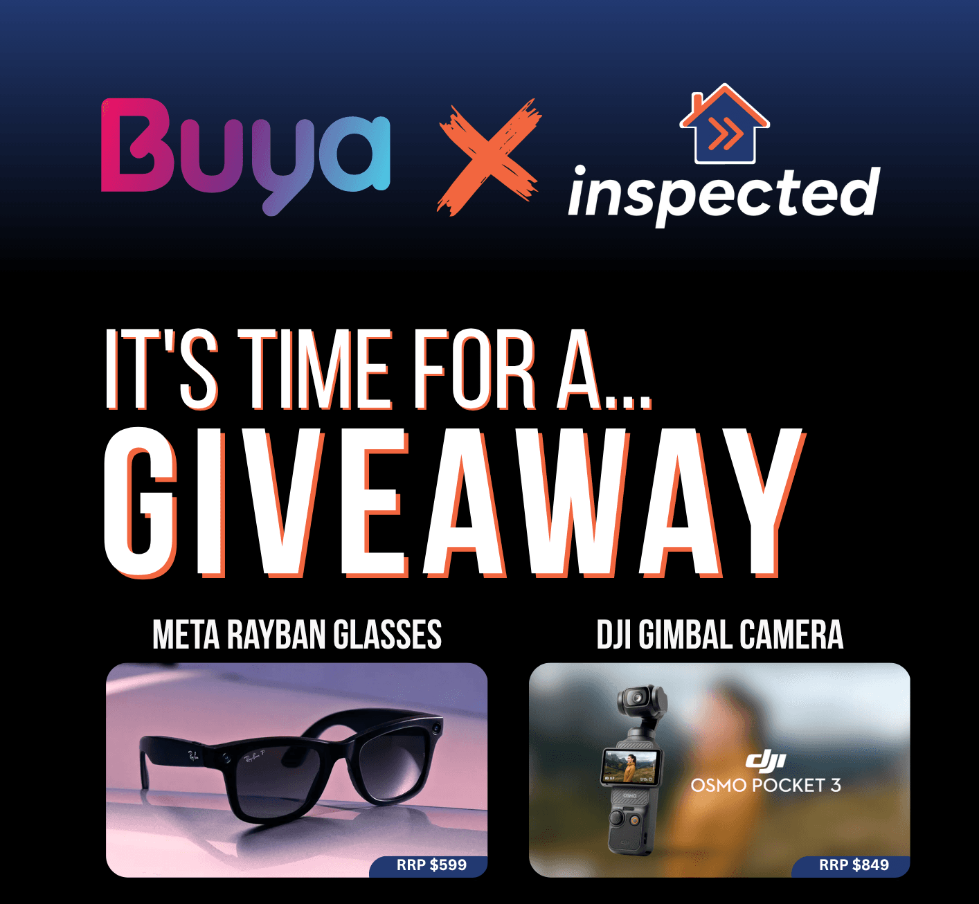 Buya x Inspected Giveaway banner